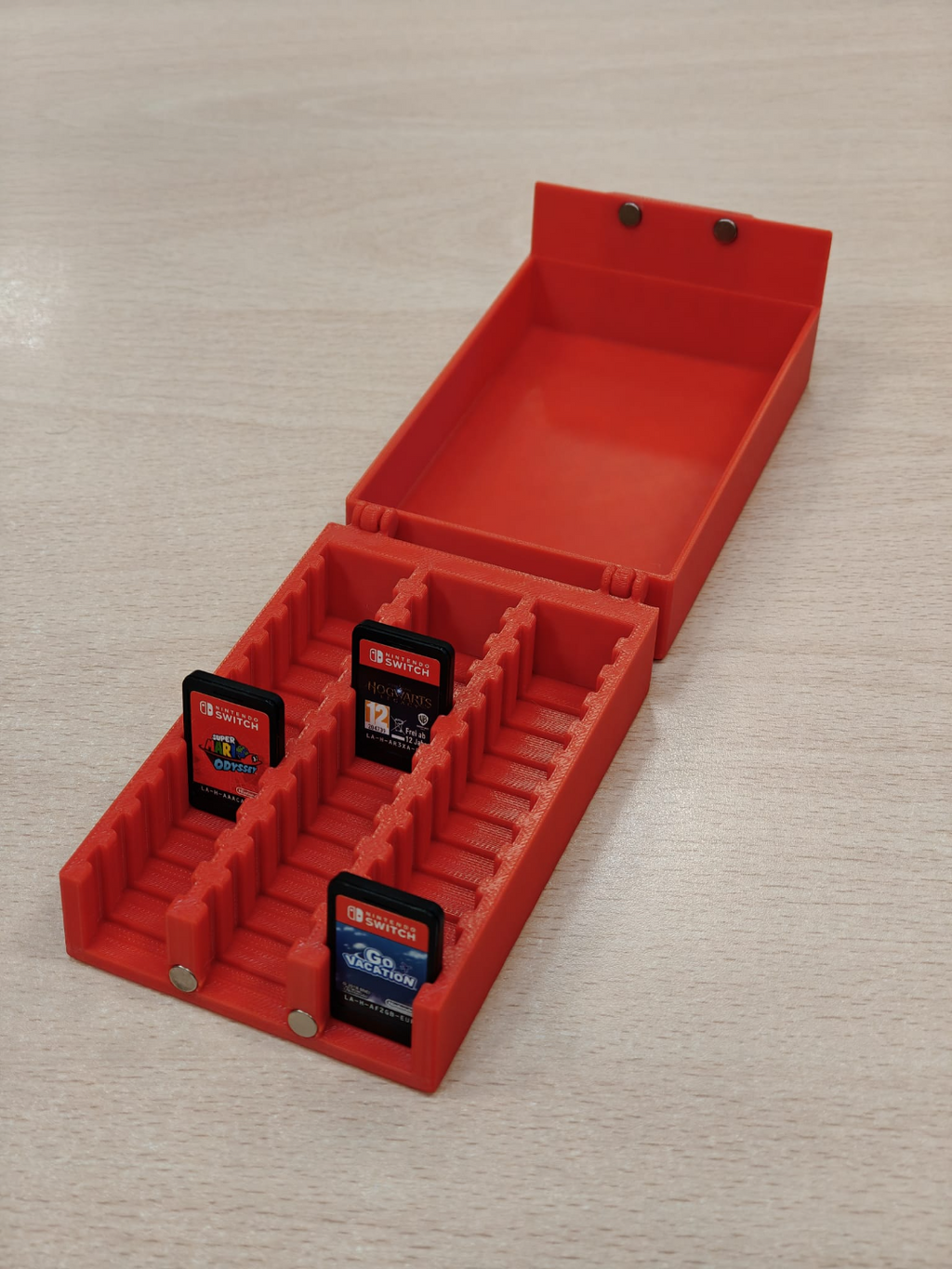 Big Nintendo Switch game box with logo.