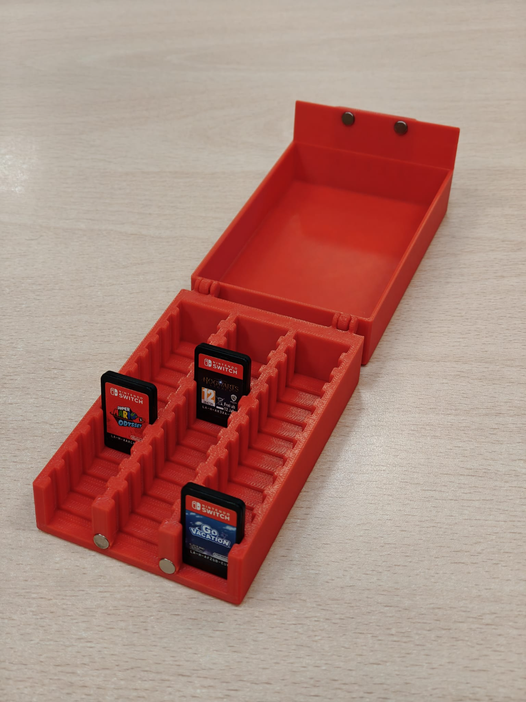 Big Nintendo Switch game box with logo.