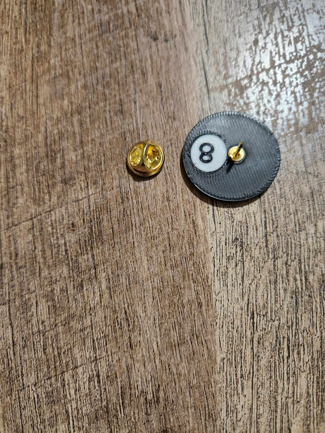 Eight ball pin