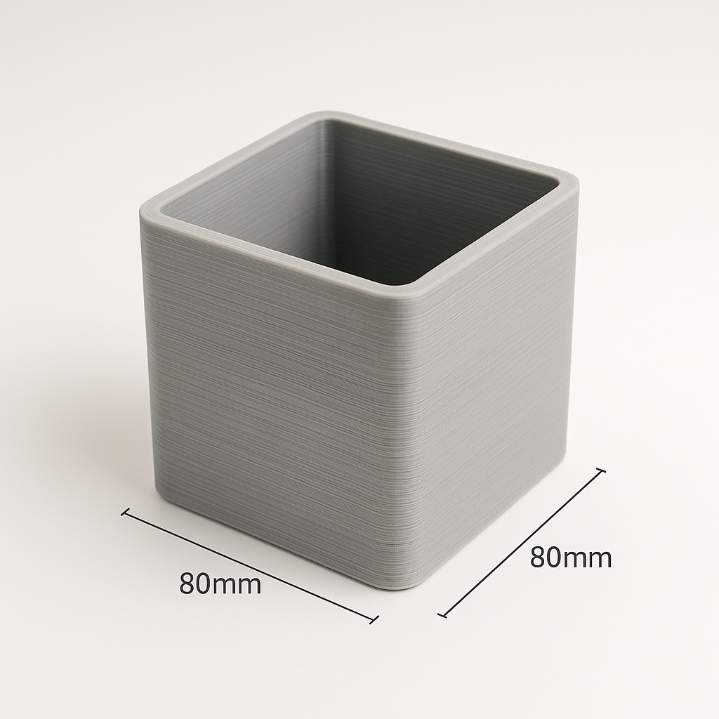 Square pencil holder