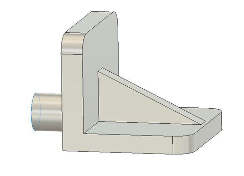 1/4" Kitchen cabinet shelf peg insert stand support bracket