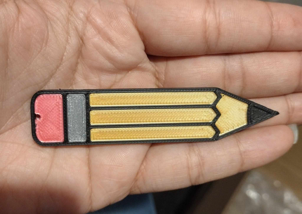 Pencil Keychain