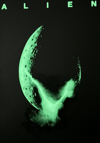 Alien Poster Glowing Egg