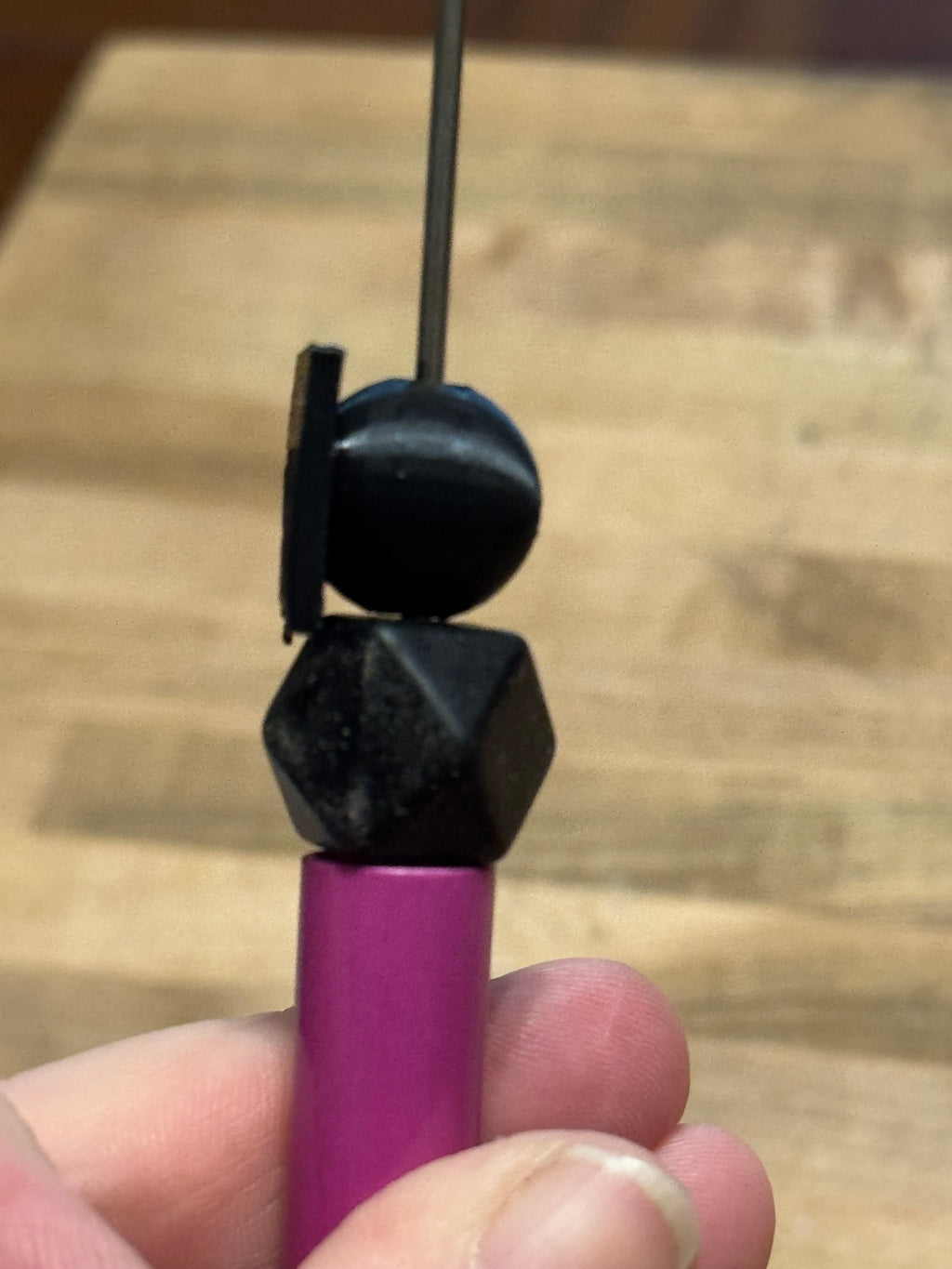 acrylic flatback attachment for beadable items