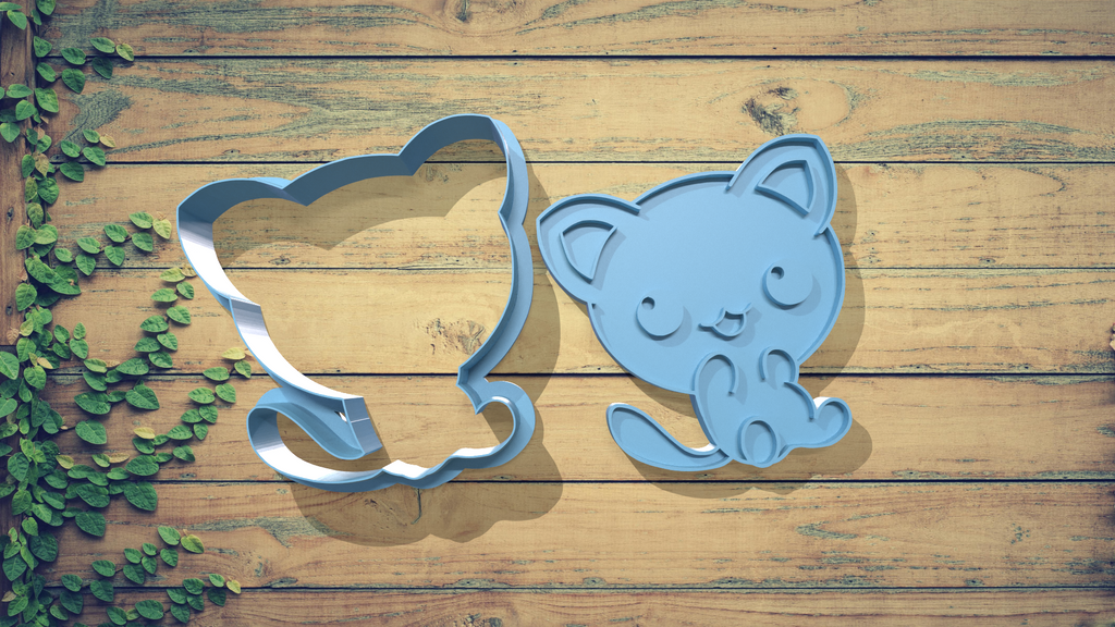 Cat Cookie Cutter Set
