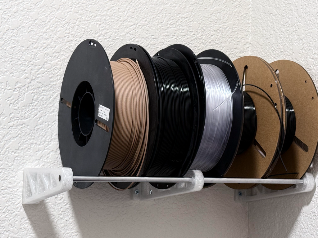 Filament Spool Wall Mount out of Guide Rails