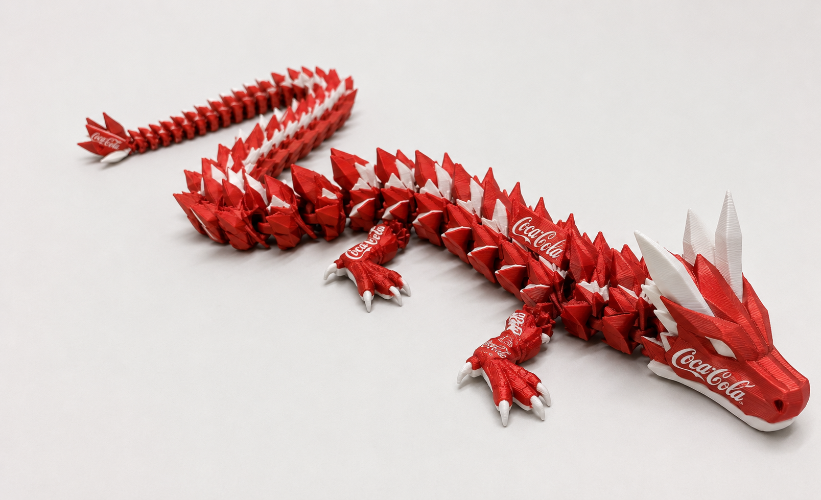 articulated coca cola dragon