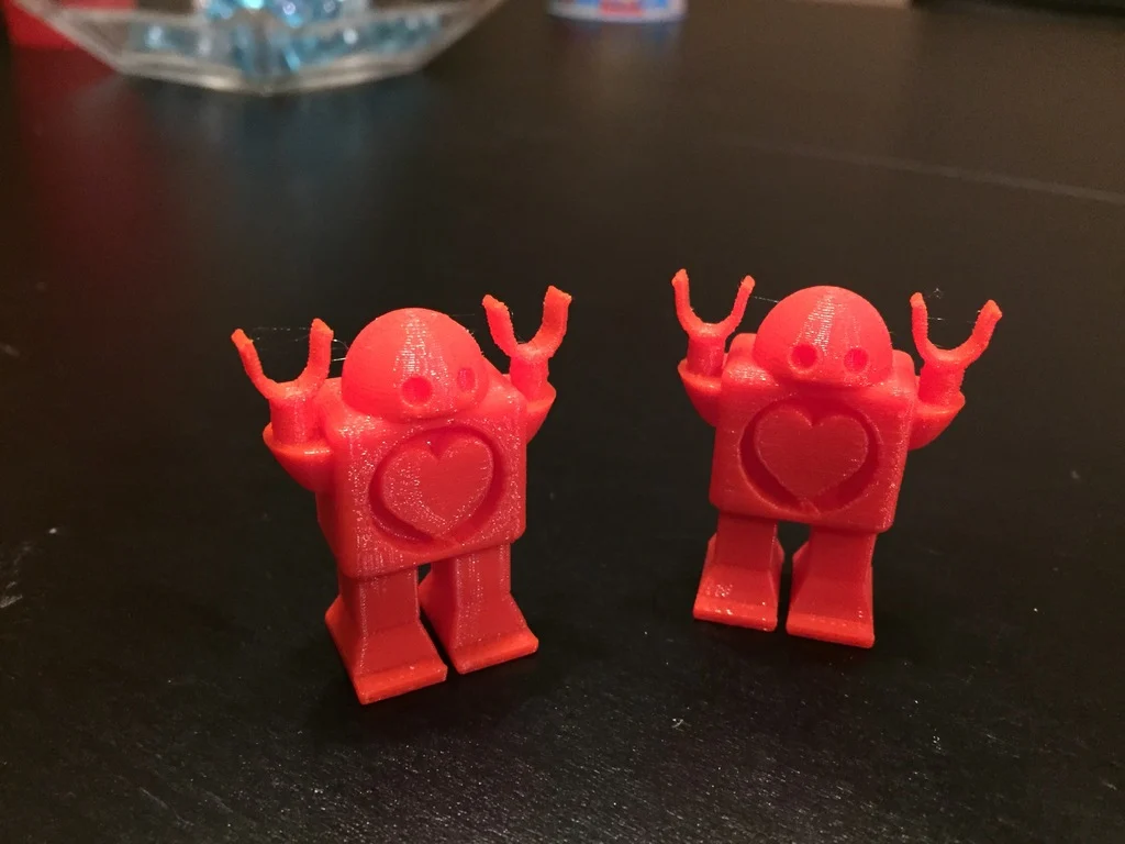 Valentines day heart robot