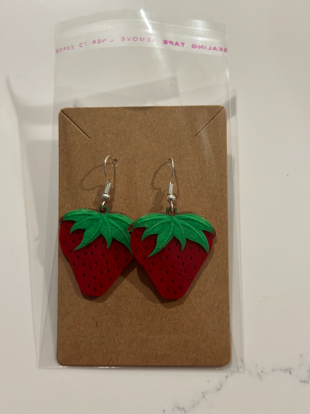 Strawberry earrings