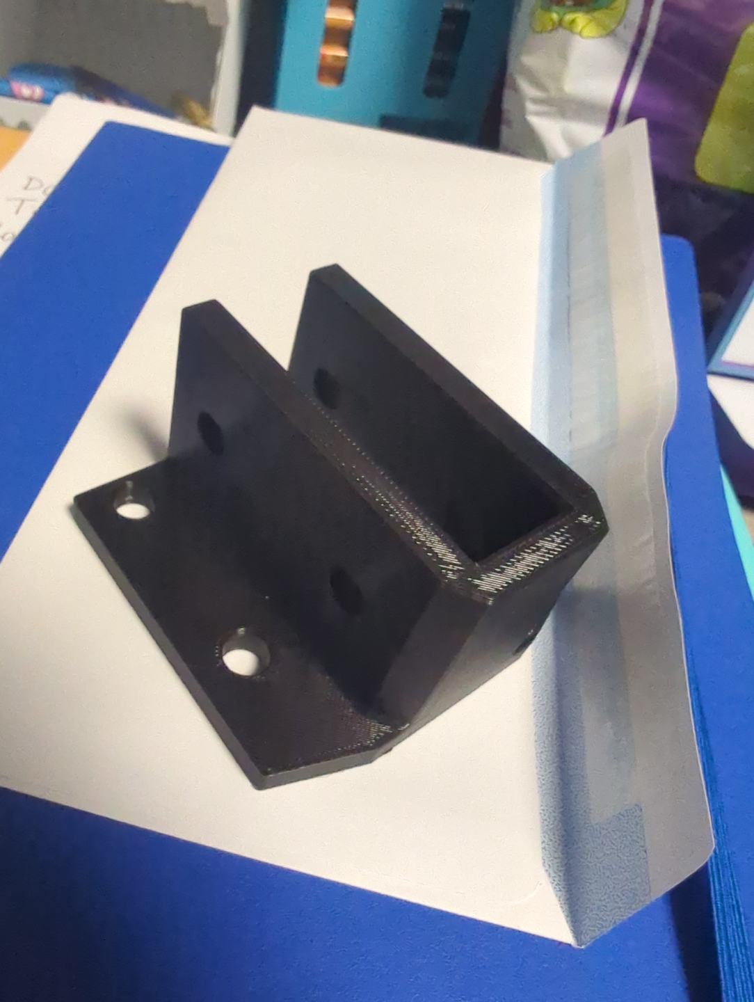 Bracket to Hold Plywood to 3030 T Slot Extrusion