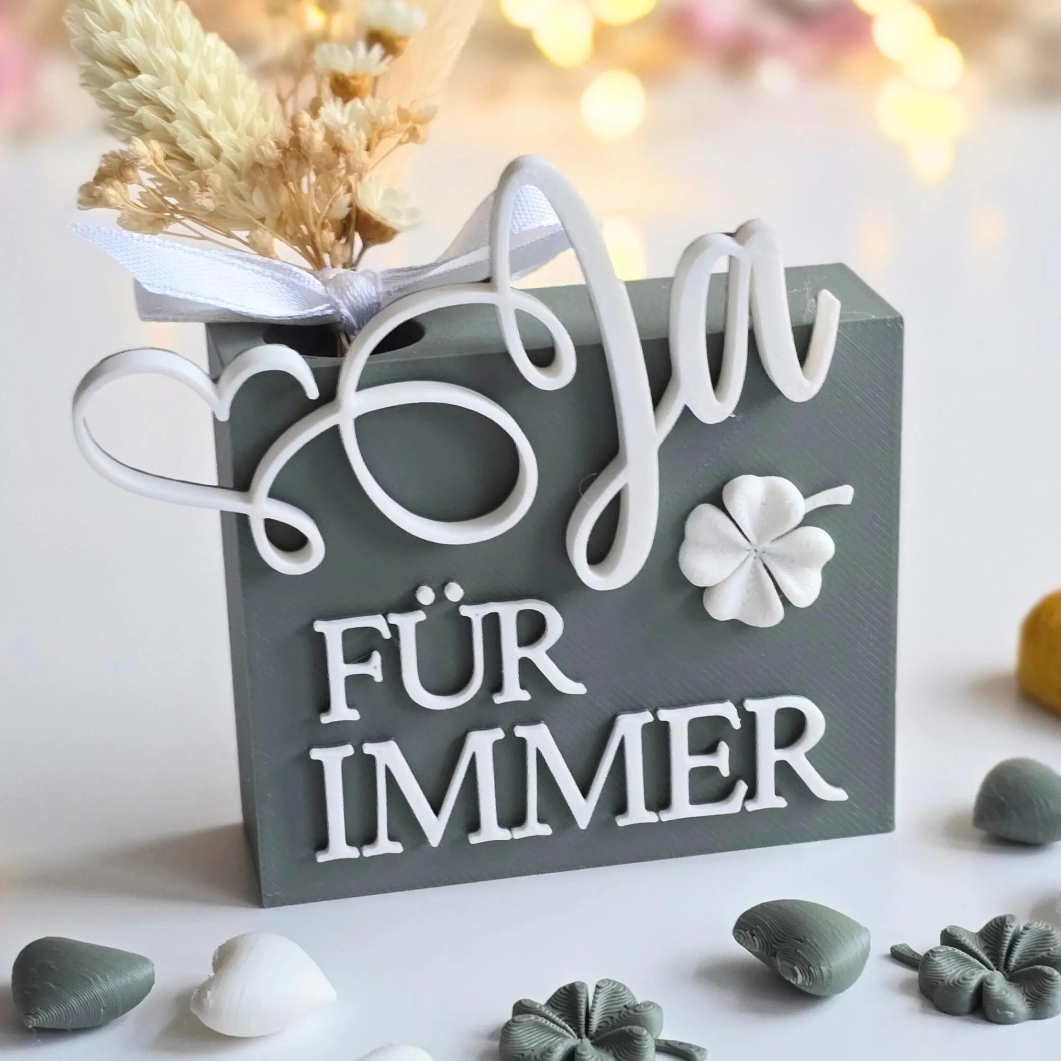 Hochzeit Geld Blumen Geschenk -Ja für immer