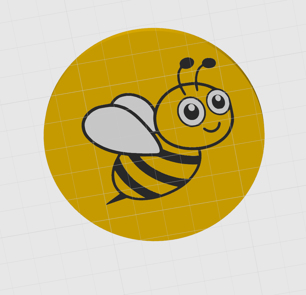 Untersetzer Motiv Biene