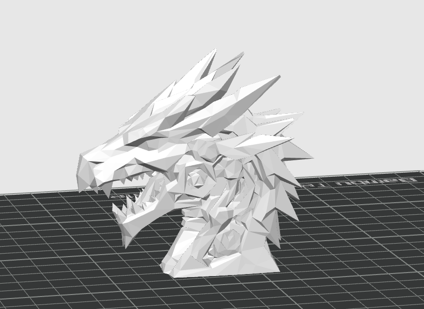 DRAGON MECHA LOW POLY