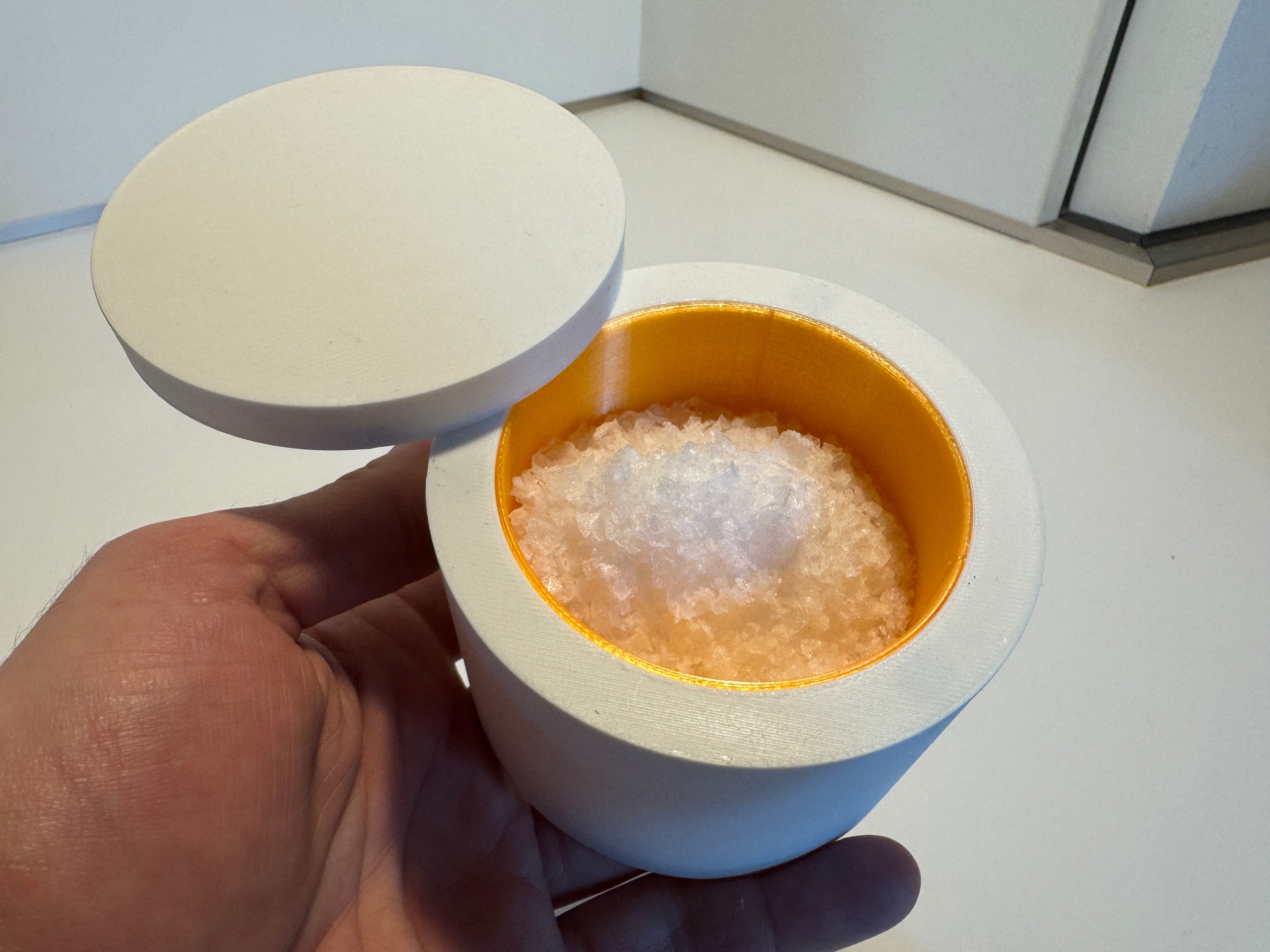 Swivel Lid Storage Jar with Removable Inner Cup