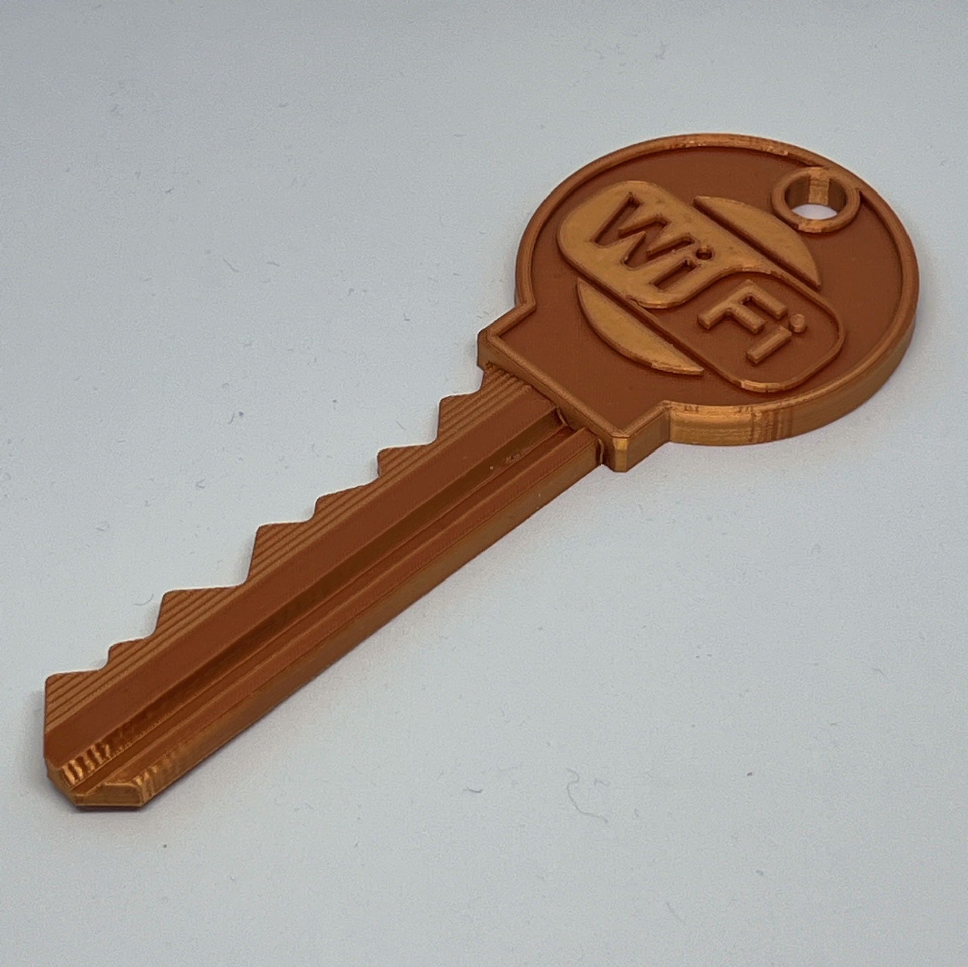 WiFi Key / WLAN Schlüssel / RFID NFC Tag embedded mid-print