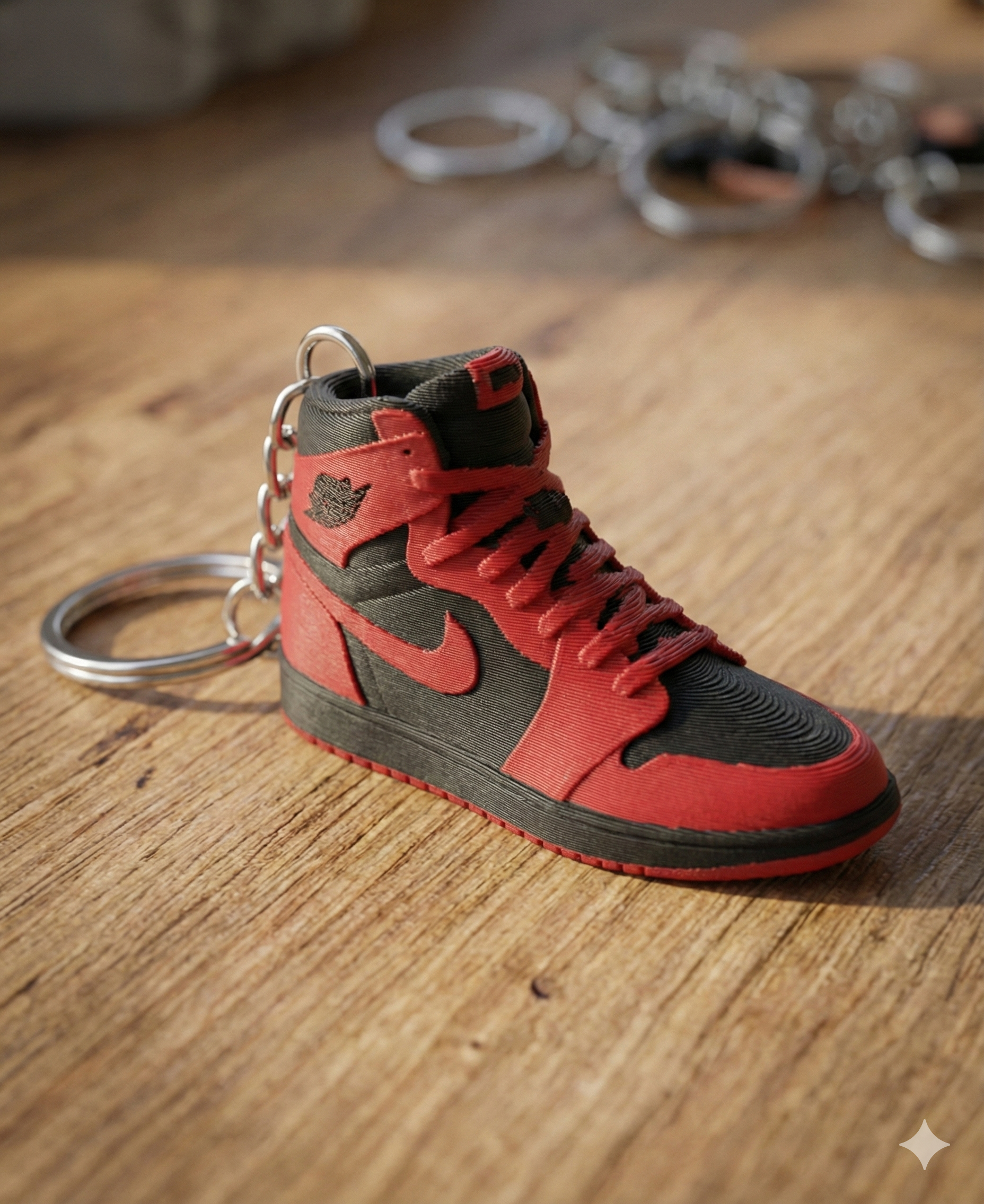 Mini AJ1 Sneaker Keychain - Multicolor AMS Ready