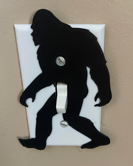 Bigfoot / Sasquatch / Yeti Lightswitch cover
