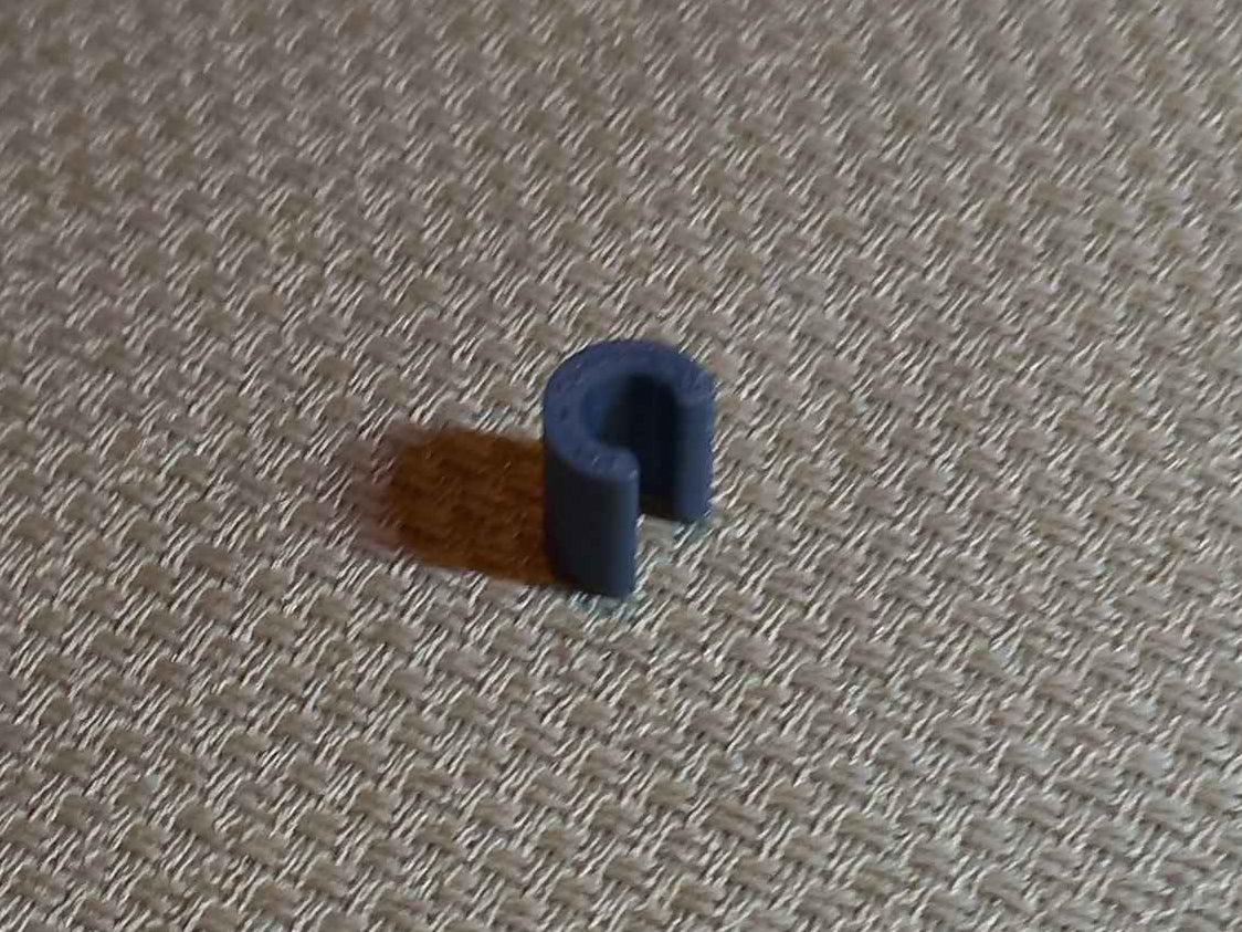 PTFE tube stopper/c-clamp (fusion360)