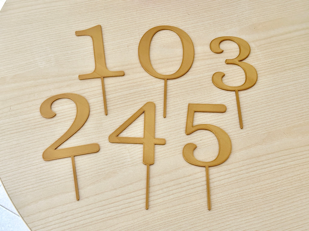 Cake Topper - Numeri per Torta Compleanno o altro