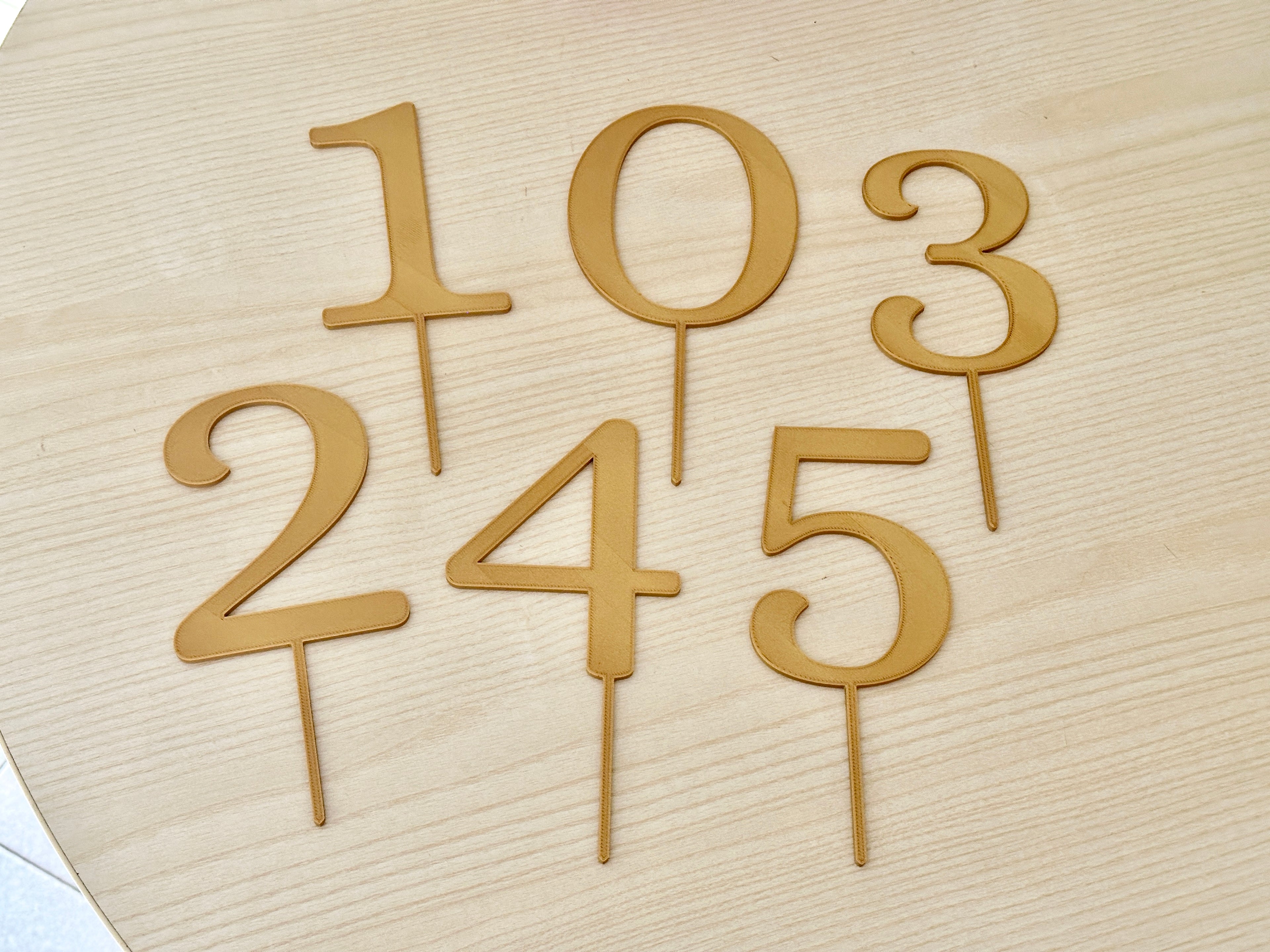 Cake Topper - Numeri per Torta Compleanno o altro
