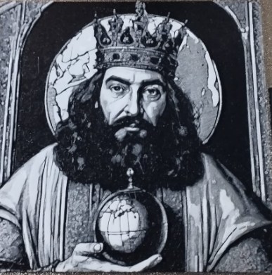 Hueforge medieval king AMS ready