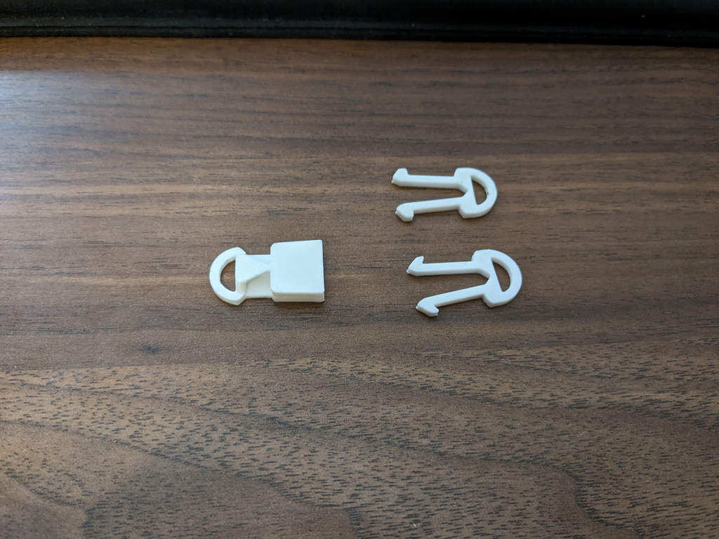 Secure Keychain Quick-Release Buckle