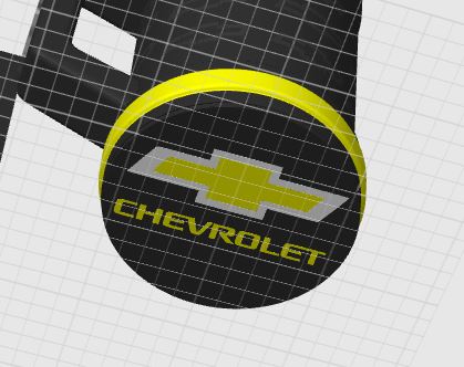 Chop jarra chevrolet 1lt grabada