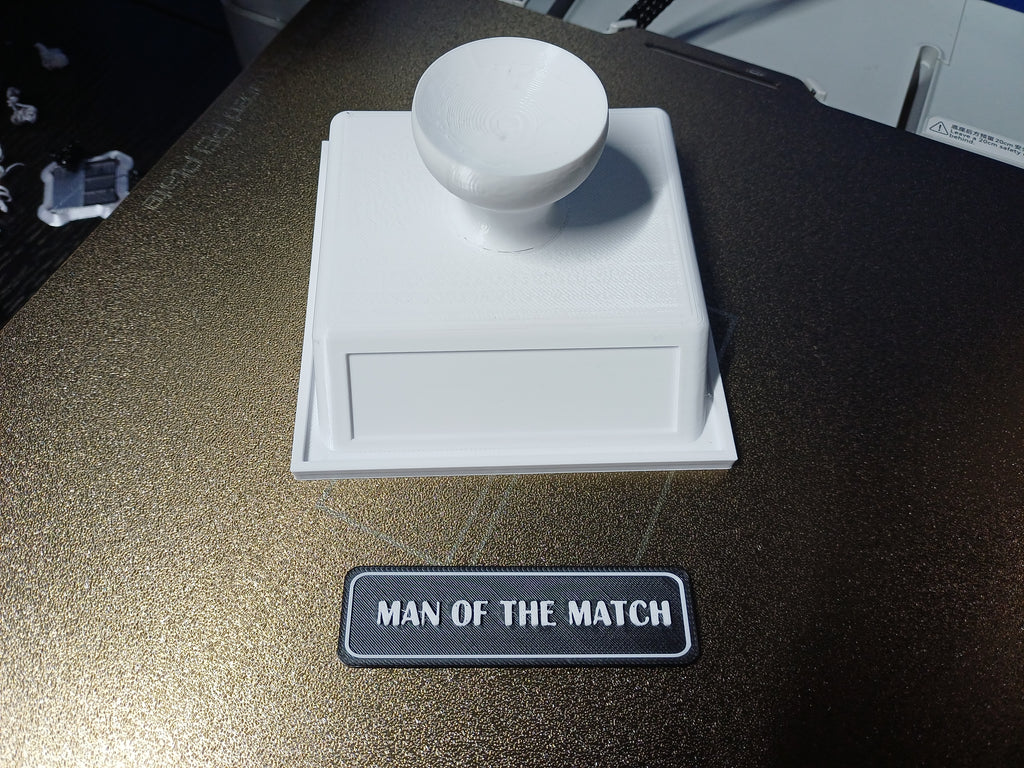Trophy Name Plate - Customizable Award Plaque