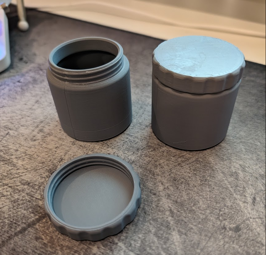 Minimalist Screw-Top Container