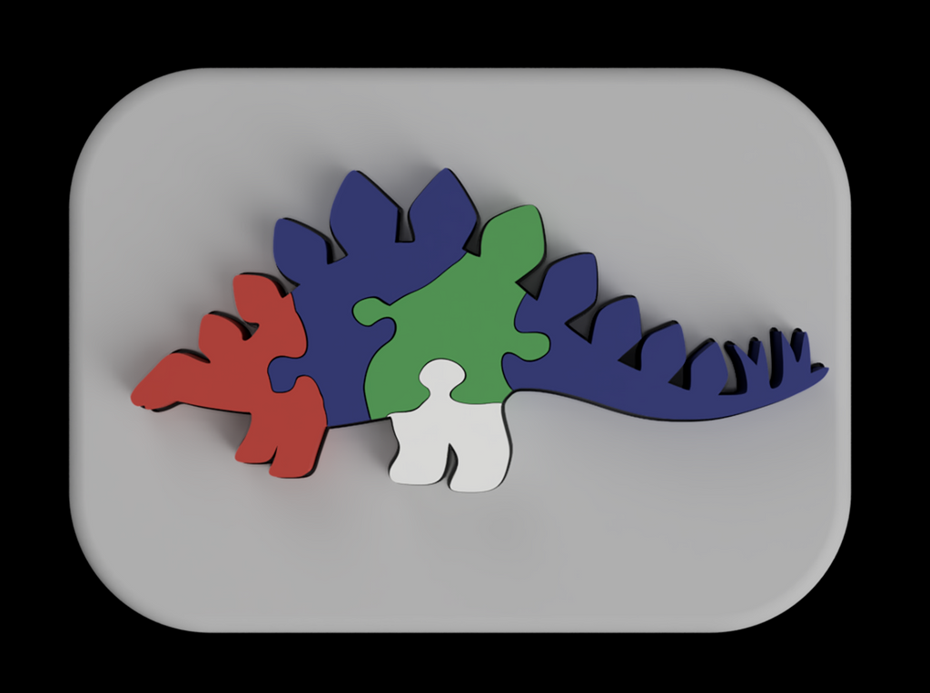 Stegosaurus - Puzzle for Kids