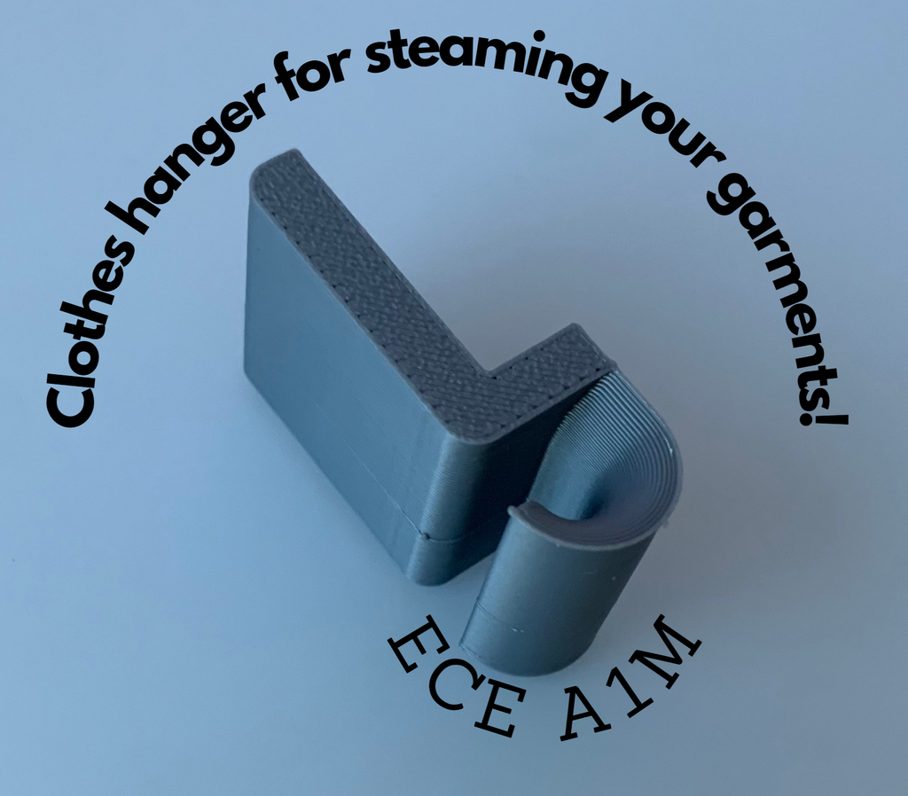 Clothes hanger for steaming your garments