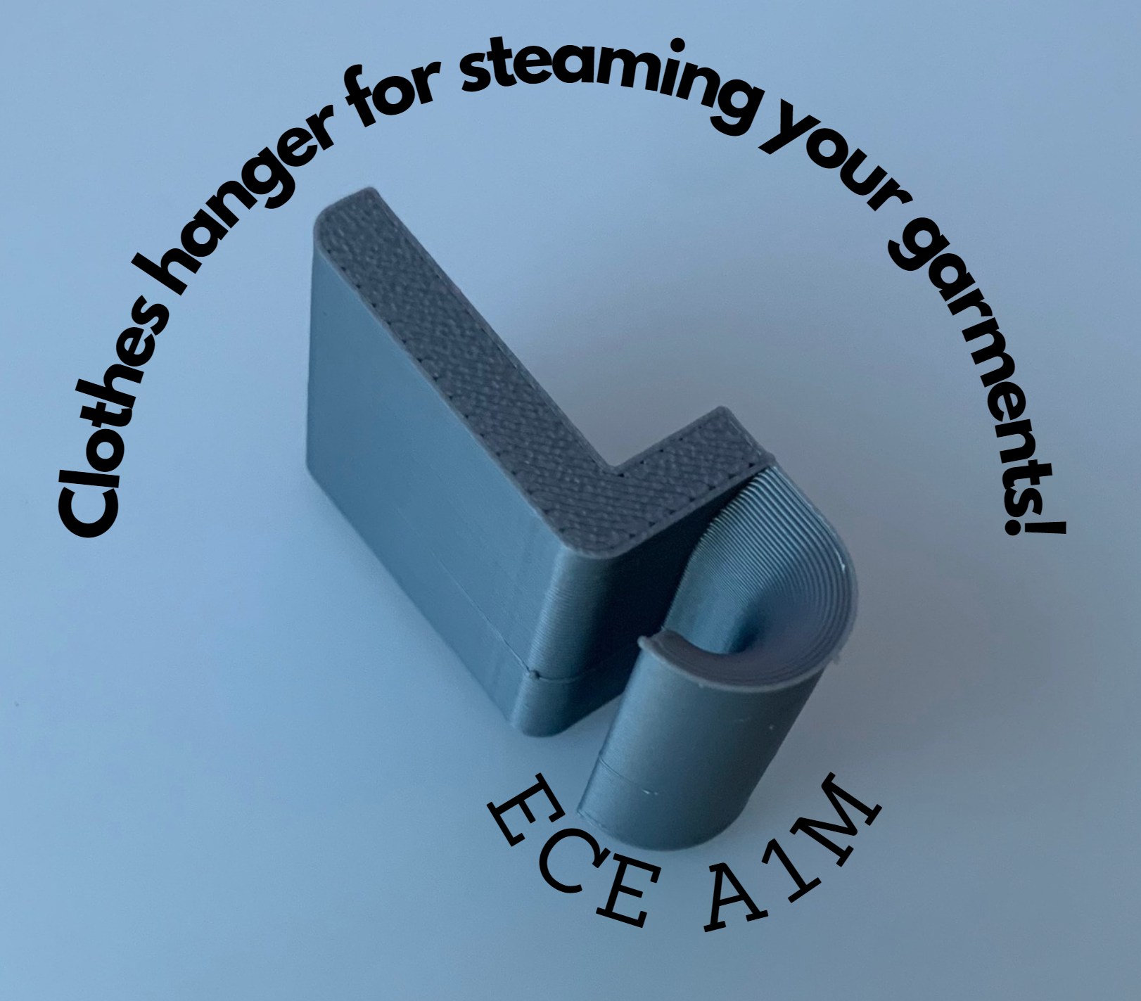 Clothes hanger for steaming your garments