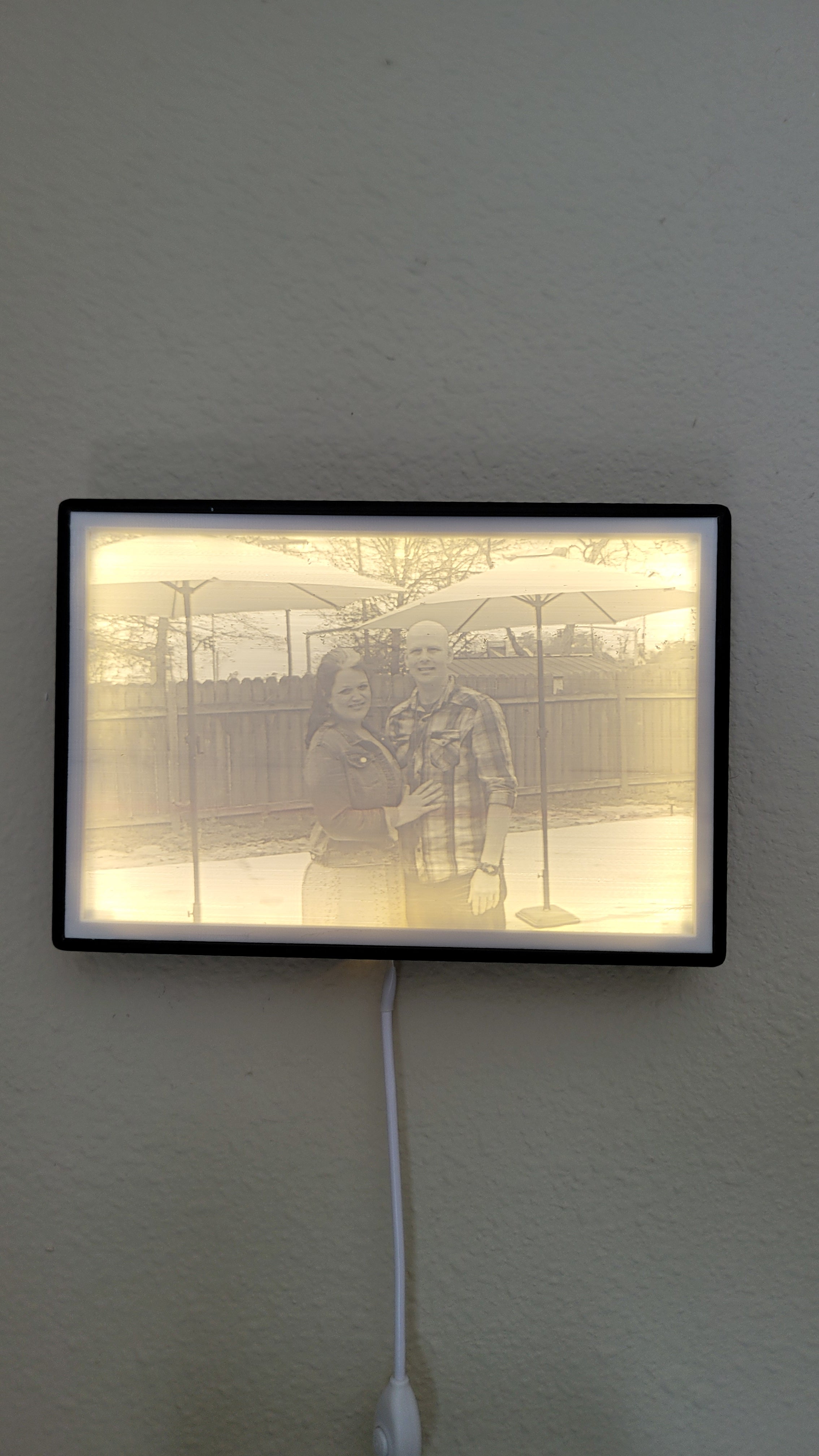 Lithophane frame