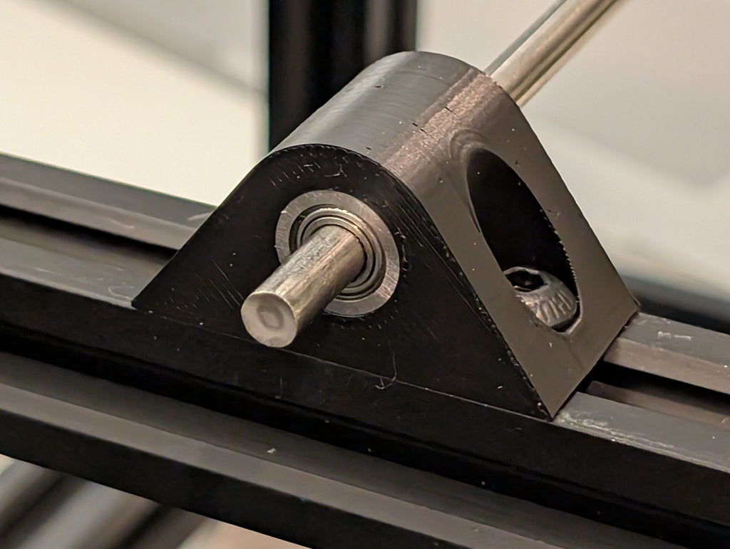 Bearing mount for 2020 aluminium profile
