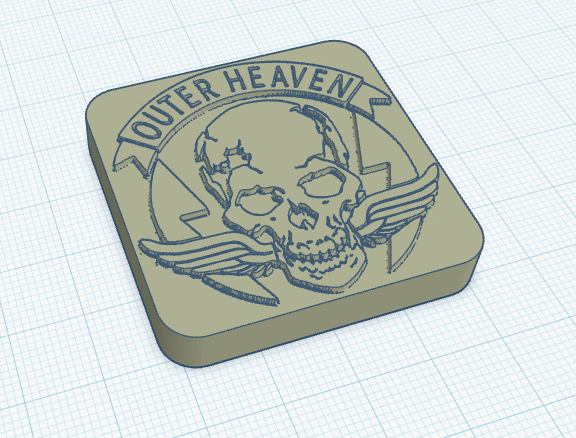 Ender 3 X-Axis Cap/Cover - Outer Heaven Logo