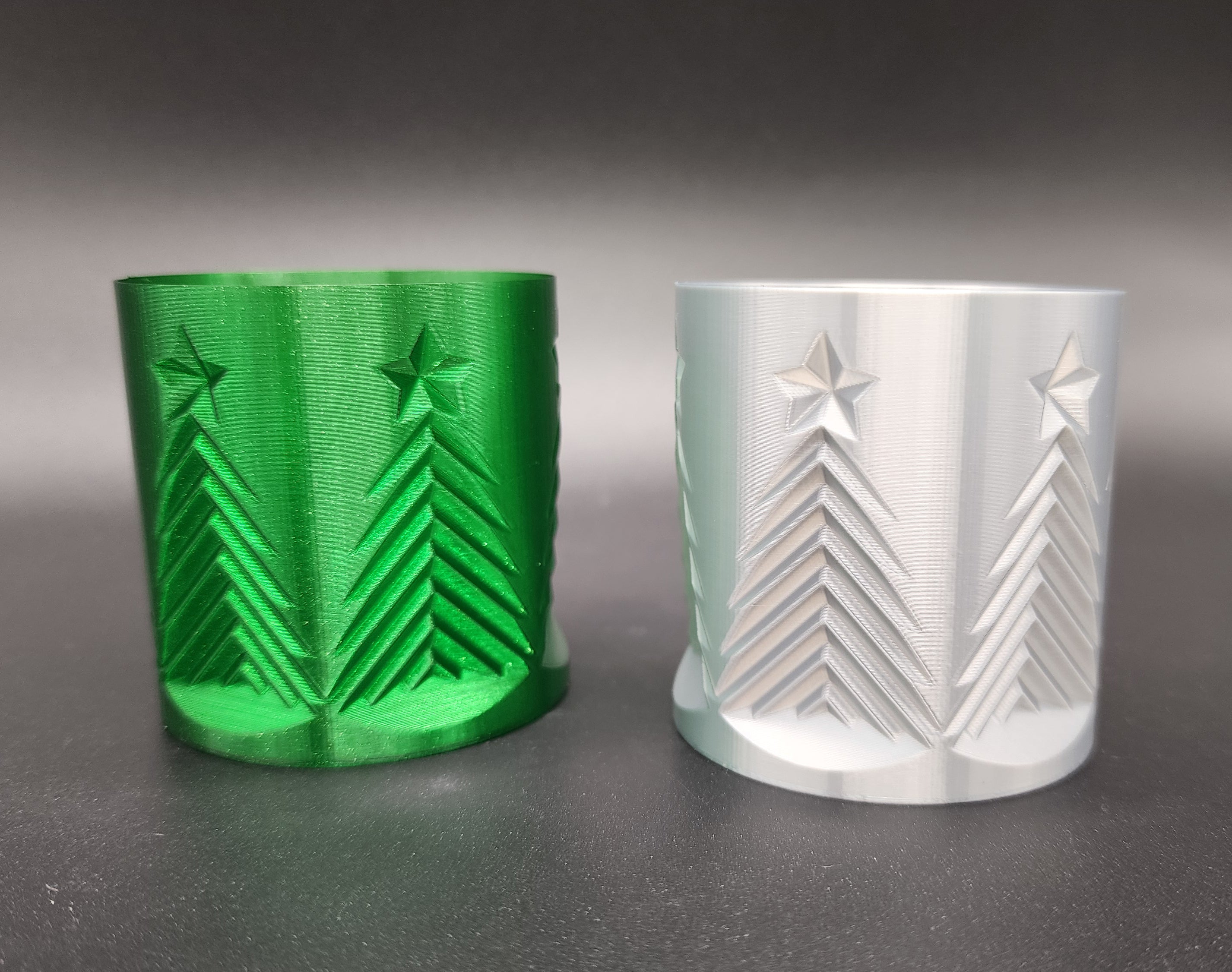 Christmas Tree w/Star Votive Holder - Vase Mode