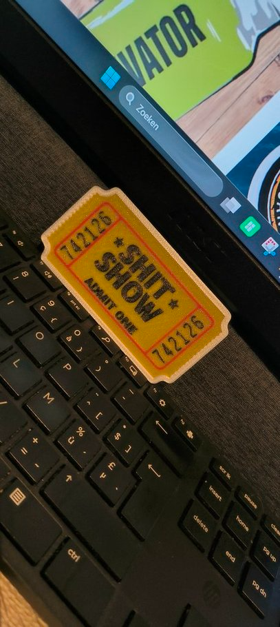Ticket to the shit show