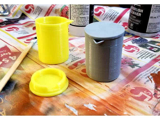 Paint mixer pot