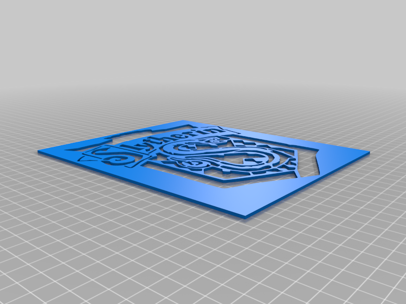 Slytherin Stencil for homemade artwork