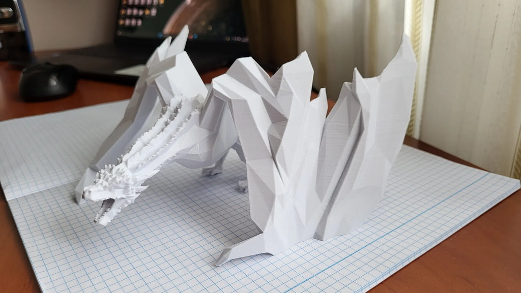 DRAGON low poly