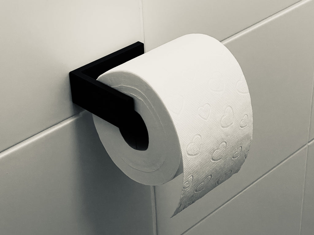 Modern Toilet Paper Holder (Glue Mount)