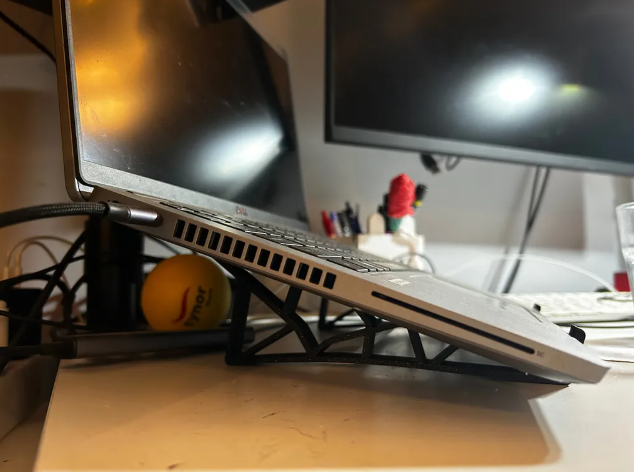 Stylish, but simple laptop stand