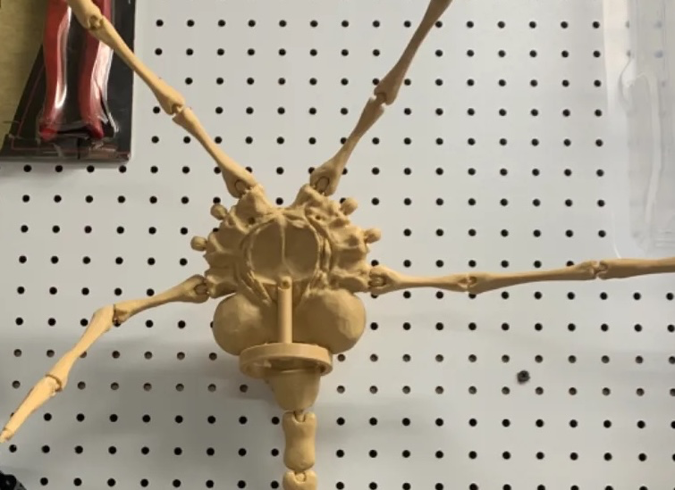 alien face hugger wall mount