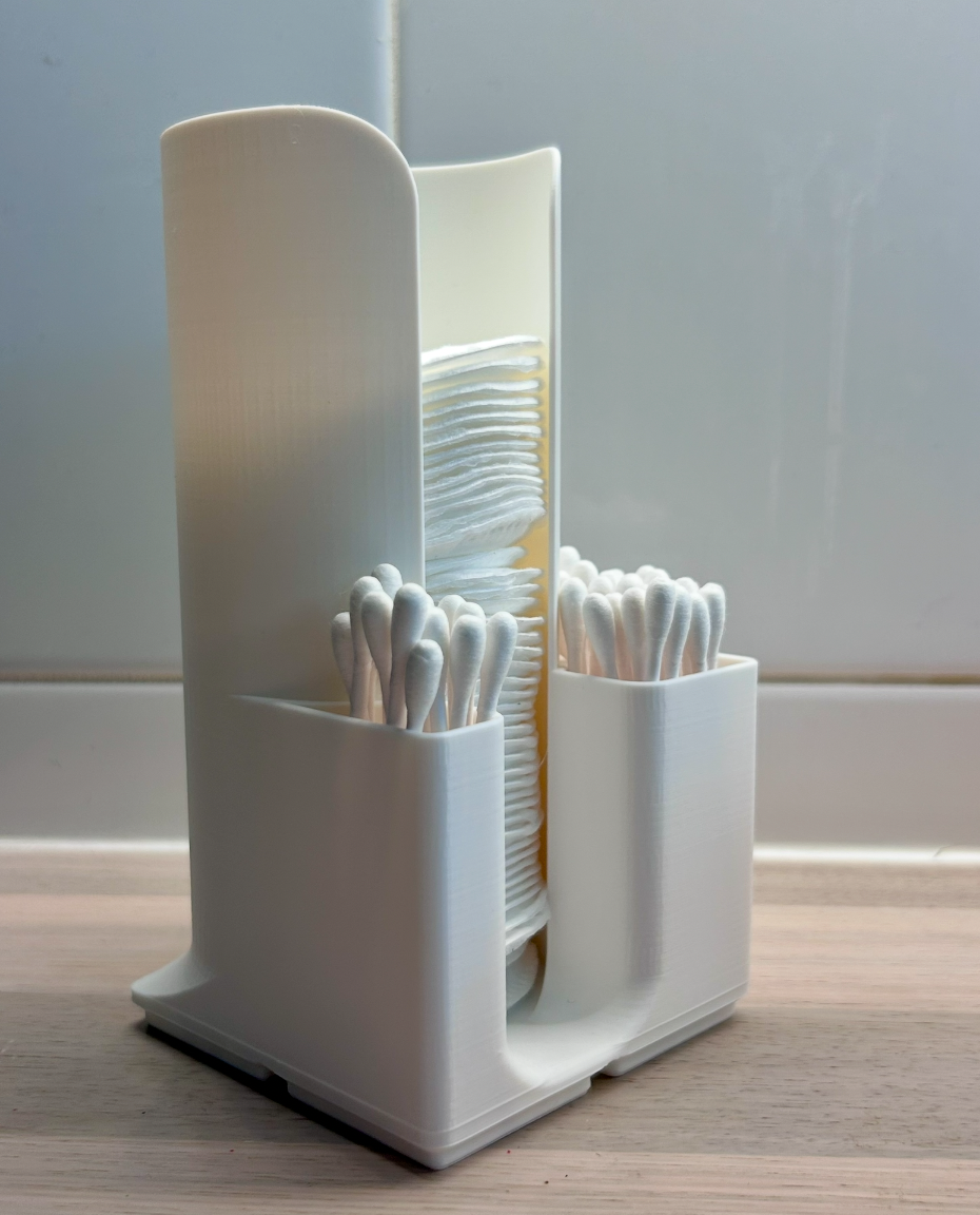 Gridfinity Cotton Pad & Q-Tip Dispenser