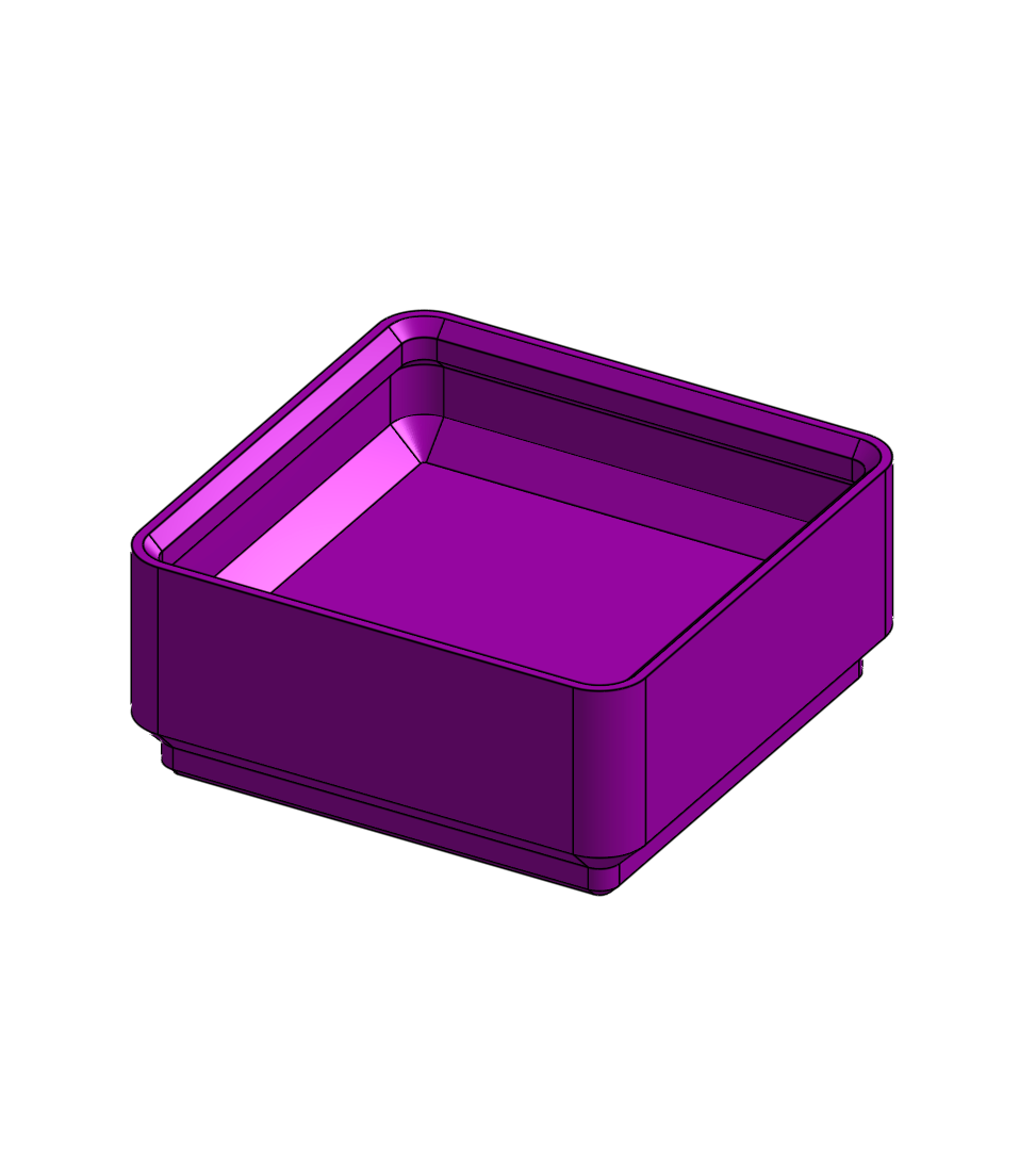 Gridfinity Basic Bin 1x1 2U