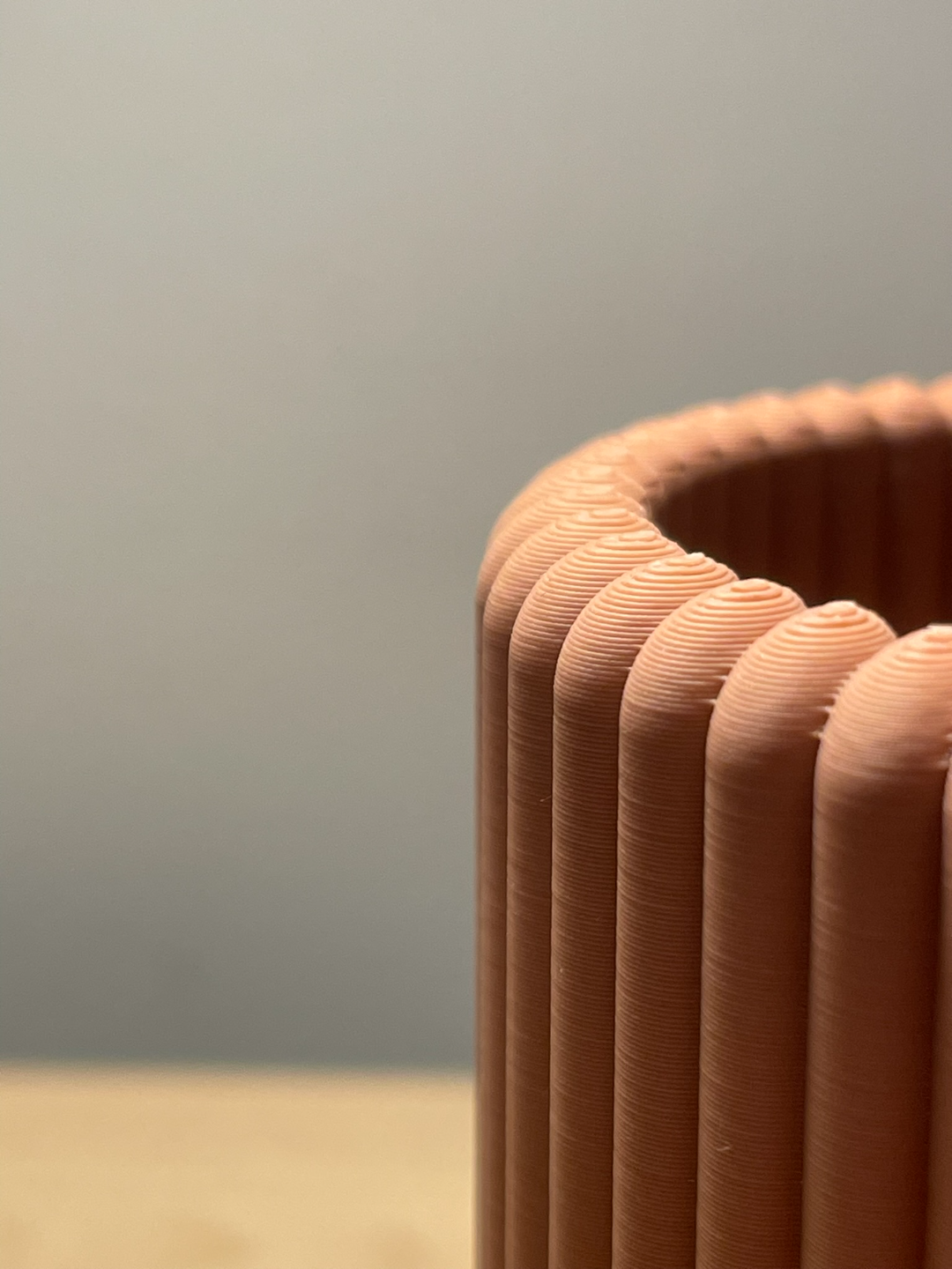 Ribbed Toothbrush And Toothpaste Holder
