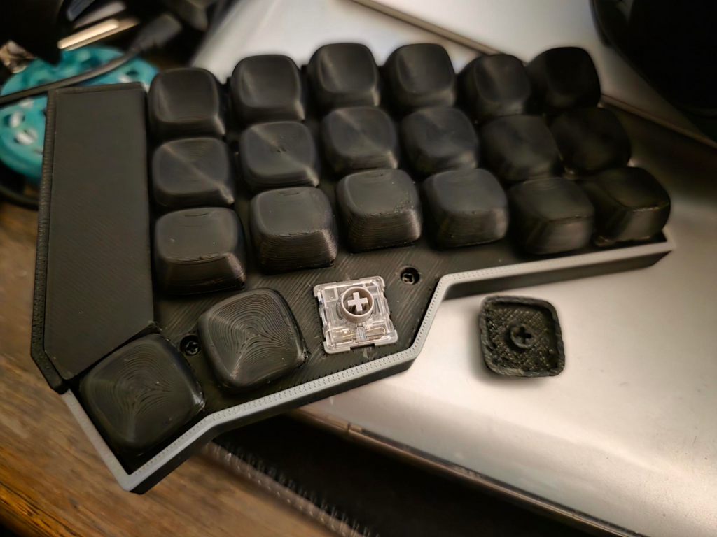 Low-profile Keycaps SHORT FLAT REMIX - KLP Lamé