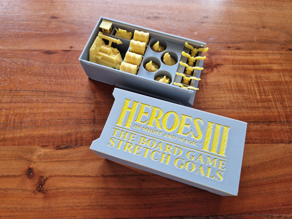 Stretch Goal organizers for Heroes 3 Board Game