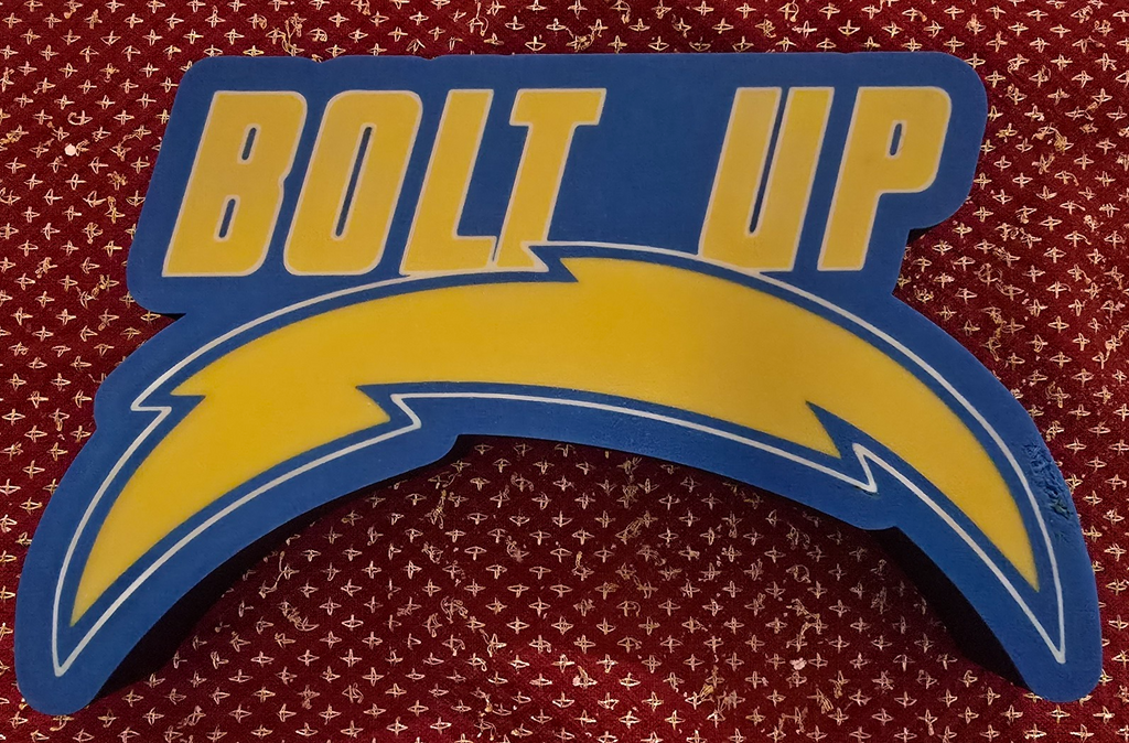 Chargers Bolt Up Logo