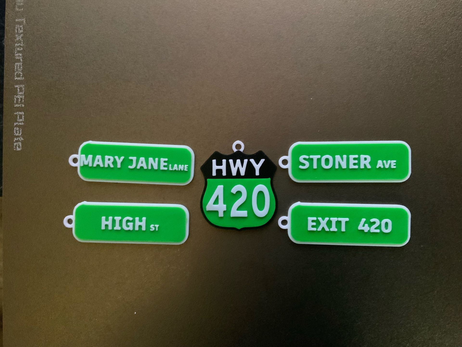 signs keychains / necklace charms(free commercial)